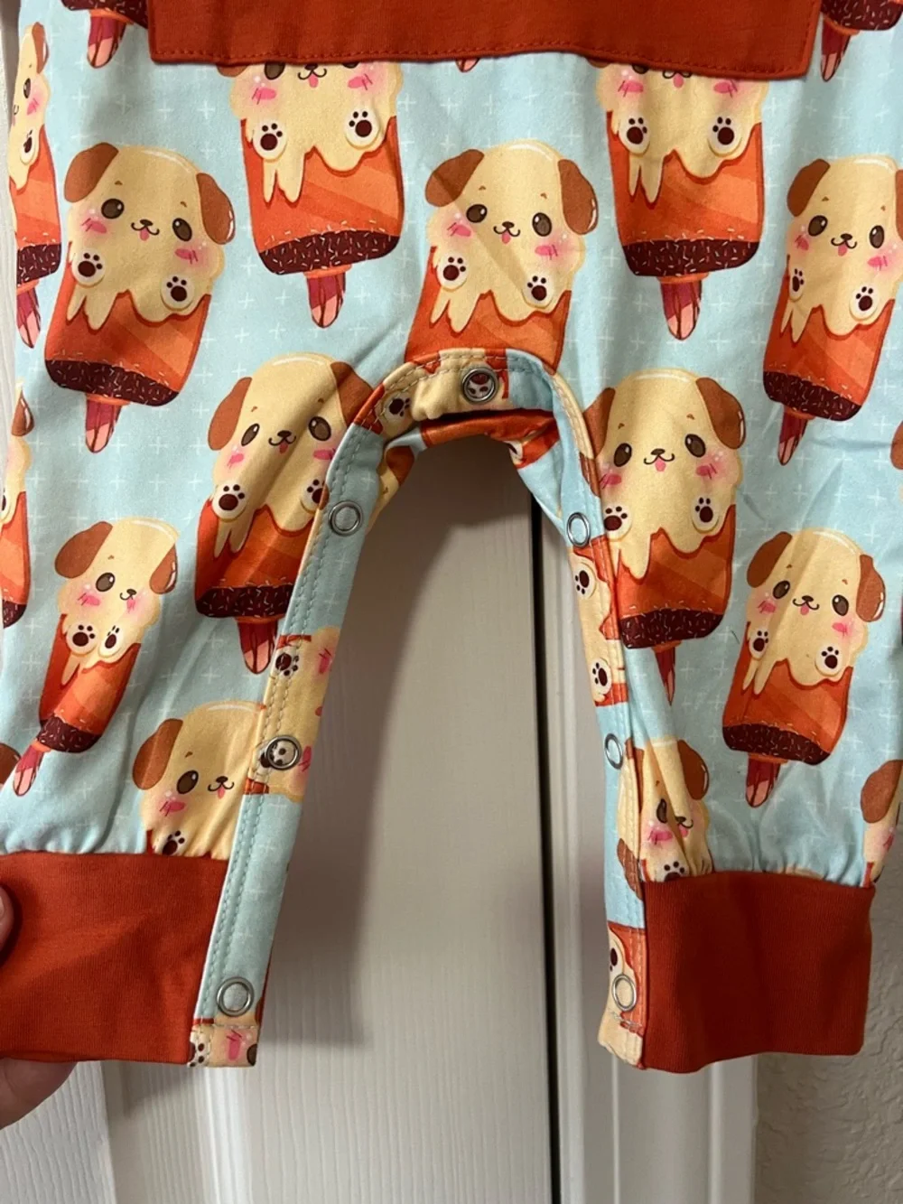 Pete + Lucy Ice Cream Dog Romper 3-6M NWT